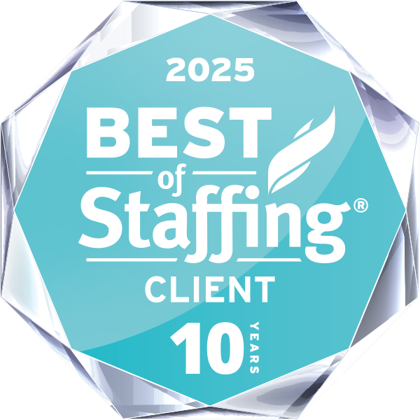 2025 Best of Staffing Client 10 Year Diamond