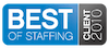 2010 Best of Staffing Client