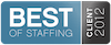 2012 Best of Staffing Client