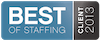2013 Best of Staffing Client