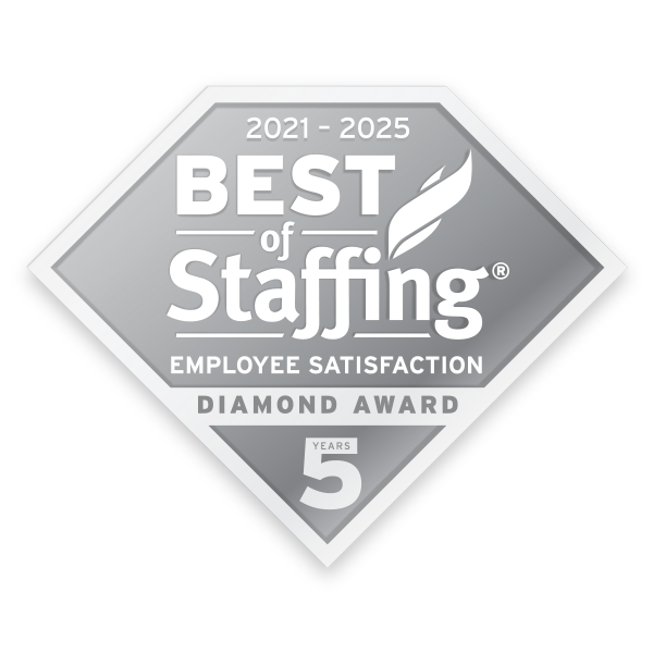 2025 Best of Staffing Employee 5 Year Diamond