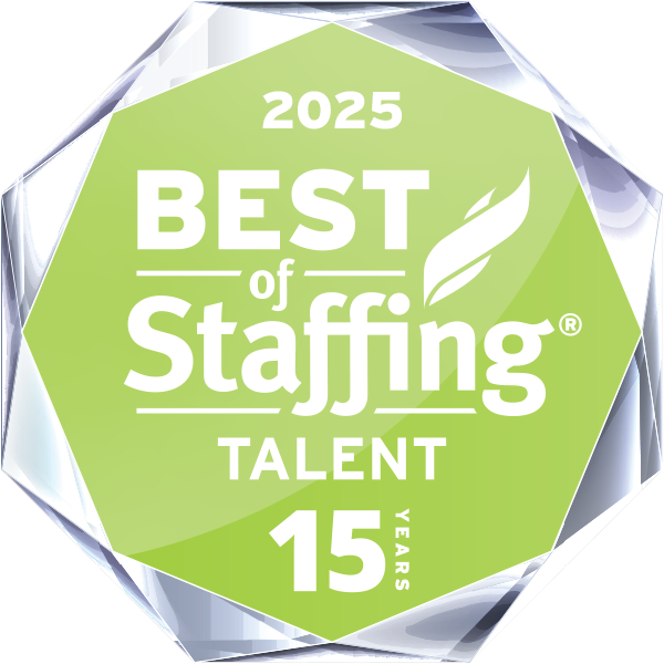 2025 Best of Staffing Talent 15 Year Diamond Winner