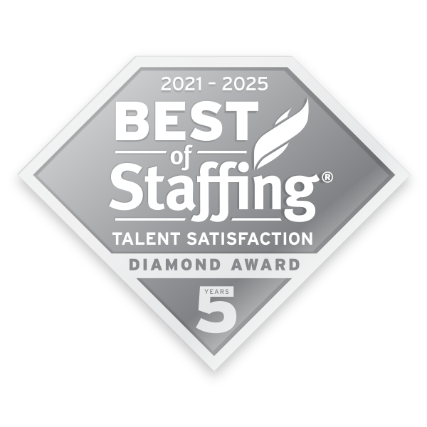2025 Best of Staffing Talent 5 Year Diamond